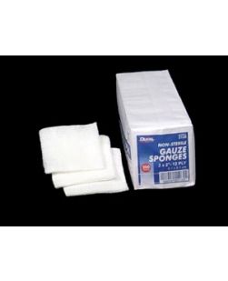 Gauze Sponge, 2 x 2, Non-Sterile, 12-Ply, 100/bg, 80 bg/cs