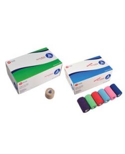 Bandage Roll, Rainbow Pack, 1 x 5 yds, Rainbow, 5/color, Contains Latex, 30/cs