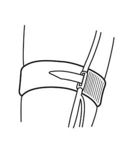 Catheter Leg Strap, 2 x 24, 10/bx, 4 bx/cs