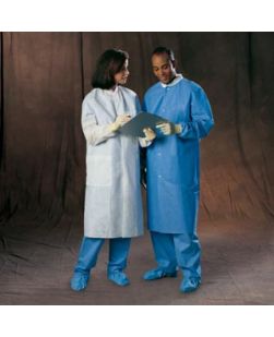 Lab Coat, Blue, Large, 25/cs