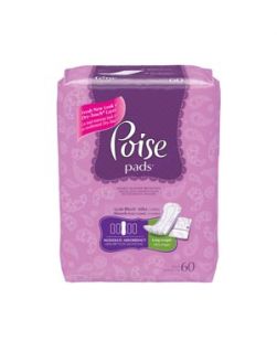 Poise Moderate Pad, 20/pk 4pk/cs