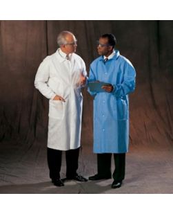 Lab Coat, Blue, Large, 25/cs