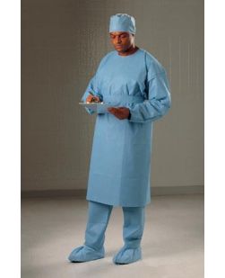 Cover Gown, Blue, Universal Size, 100/cs