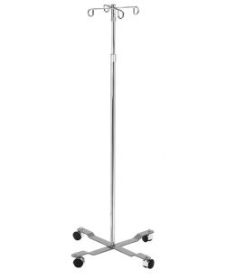 IV Pole, 5-Leg, 21 Wide Base, 2/cs