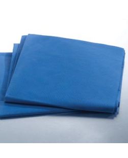 FlexDrape® Patient Drape, Non-Woven, Blue, Fluid Resistant, Opaque, 50 x 84, 50/cs (48 cs/plt)
