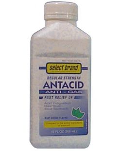 Antacid Mint Flavor, 12 oz, Compare to the Active Ingredient of Maalox®, 12/cs (UPC01512700058) (Continental US Only) (Minimum Expiry Lead is 120 days)
