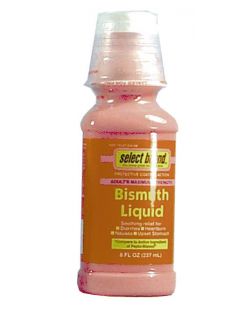 Antacid Peptic Relief Maximum Strength 8 oz, Compare to the Active Ingredient of Pepto Bismol®, 12/cs (UPC01512700158) (Continental US Only)