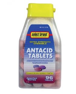 Antacid Chewable Tablet Extra Strength Berry Flavor, 96s, Compare to the Active Ingredient of Tums® Ex,  12/cs (UPC01512701299) (Continental US Only)