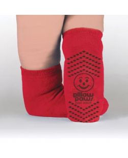 Slipper Sock, Single Printed Risk Alert, Red, XXXL-Adult Bariatric, 48 pr/cs