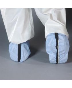 Shoe Cover, Blue, X-Large, Conductive, Serged Seams, 150 pr/cs
