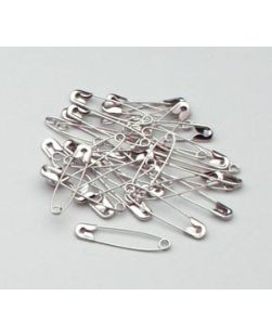 Safety Pins, #2 Medium Steel, 2/pk, 25 pk/cs