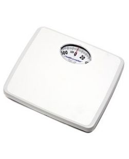 Mechanical Floor Scale, Capacity 330 lbs, Platform Dimension: 11 3/8 x 9¾ x 2, Steel Base & Platform, Wide Platform for Stability, Non-Slip Mat, Large Easy to Read Dial, 2/cs (DROP SHIP ONLY)