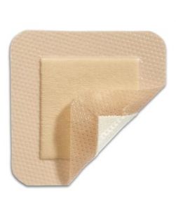 Self-Adherent Absorbent Foam Dressing, 3 x 3, 5/bx, 14 bx/cs