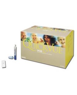 QuickVue® iFOB 100 Test Kit, Test Cassettes Only, Includes 1 Package Insert, 6 kt/cs