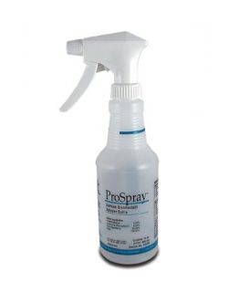 Accessories: Empty 16 oz Spray Bottle Labeled to Meet OSHA Guidelines, Includes Spray Head & Squirt Top, 6/cs