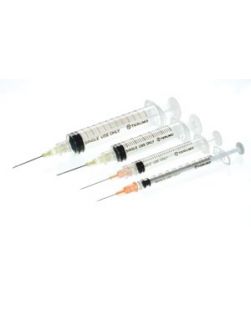 Syringe & Needle, 3cc 21G x 1½, 100/bx, 10 bx/cs (To Be DISCONTINUED)