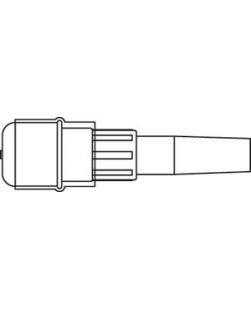 Injection Cap, 1 1/8L, 100/cs