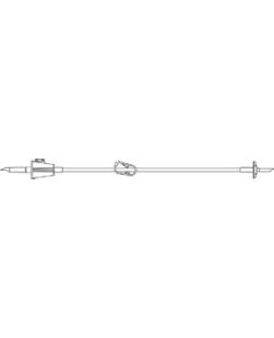 Fluid Transfer Set, Universal Spike, Wide Bore Tubing, On/ Off Clamp, 27L, 50/cs