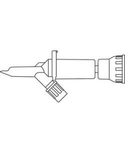 Standard Spike Dispensing Pin, SAFSITE® Valve, Same Features as 412005 Except, Luer Lock Connector, 50/cs