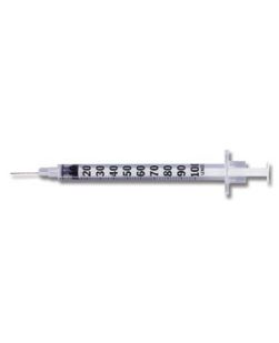 Insulin Syringe w/ Ultra-Fine Needle, 31G x 5/16, 0.3mL, ½ Unit, 100/bx, 5 bx/cs (Continental US Only)
