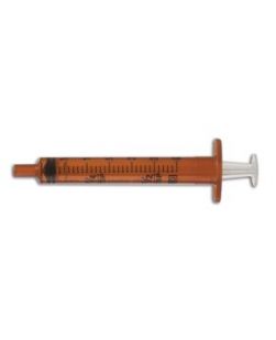 Oral Syringe, Amber, 10mL, Tip Cap, 100/pk, 5 pk/cs (Continental US Only)