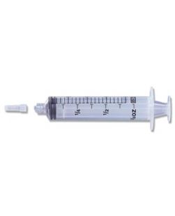 Syringe Only, 20mL, Eccentric Tip, 120/bx, 4 bx/cs (Minimum Expiry Lead is 90 days) (Continental US Only)