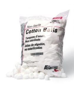 Cotton Ball, Large, 1000/bg, 2bg/cs (77 cs/plt)