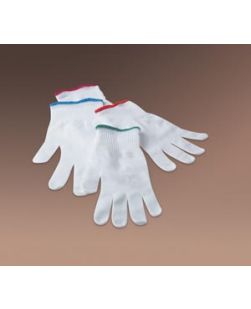 Glove Liners, Medical-Inspected (Full Finger), Large, Blue Cuff Band, 144 pr/cs