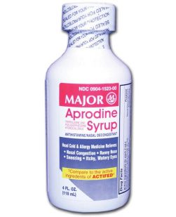 Cold & Allergy Elixir, Pseudoephedrine Free, Pediatric, 4 oz, 12/cs (Continental US Only)