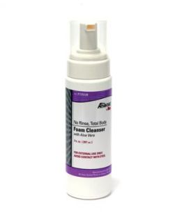 No Rinse Foam Cleanser, 7.5 oz Pump Bottle, 12/cs (210 cs/plt)