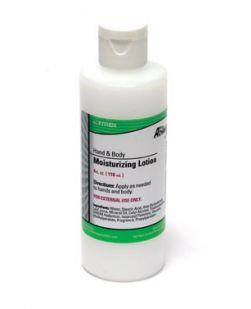 Hand & Body Moisturizing Lotion, 4 oz Round Bottle, Flip Top Cap, 60/cs (80 cs/plt)