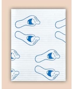 Towel, 3-Ply Paper, 19 x 13, Happy Feet, 500/cs
