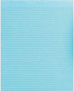 Towel, 2-Ply Paper, Poly, 19 x 16, Blue, 500/cs