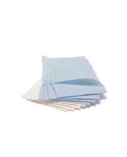 Professional Towel, 2-Ply, Tissue/ Poly, 13 x 18, White, 500/cs (63 cs/plt)
