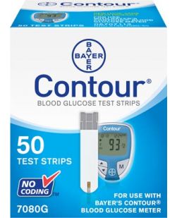 Test Strips, (Contour 50s) For 9545 Meters, CLIA Waived, 50/bx