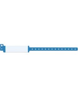 Wristband, Adult, Imprinter Vinyl, Blue, 500/bx