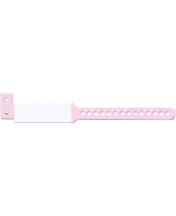 Wristband, Infant, Imprinter Vinyl, Pink, 250/bx