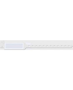Wristband, Adult/ Pediatric, 10, Insert Vinyl, Clear, 250/bx
