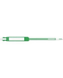 Wristband, Adult, Insert, Self Adhesion, Tri-Laminate, Green, 250/bx