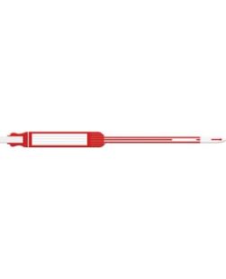 Wristband, Adult, Insert, Self Adhesion, Tri-Laminate, Red, 250/bx