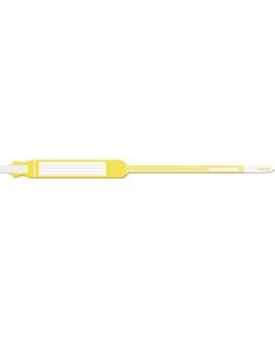 Wristband, Adult, Insert, Self Adhesion, Tri-Laminate, Yellow, 250/bx