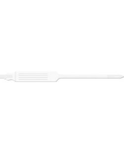 Wristband, Adult, Insert, Self Adhesion, Tri-Laminate, X-Wide, White, 250/bx
