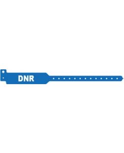 Wristband, Adult, Tri-Laminate, DNR, Blue, 500/bx