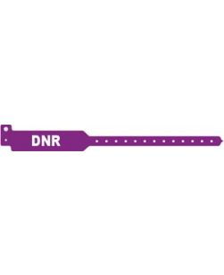 Wristband, Adult, Tri-Laminate, DNR, Purple, 500/bx
