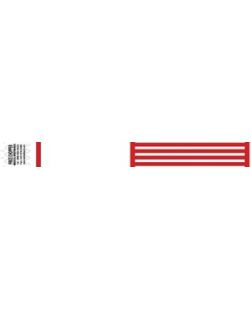 Wristband, Tyvek, 1, Red, 1000/bx
