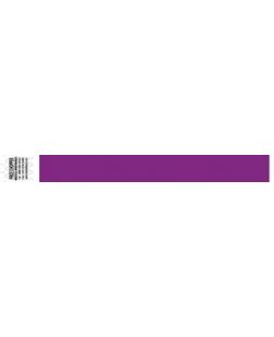 Wristband, Tyvek 1, Solid Purple, 1000/bx