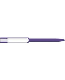 Wristband, Adult, Insert, Self Adhesion, Soft Vinyl, Custom Printed, Purple, 250/bx
