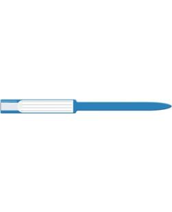 Wristband, Adult, Insert, Self Adhesion, Sealing, Soft Vinyl, Blue, 250/bx