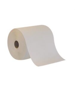 Hardwound Roll Towels, White, 7.87 x 625 ft, 12 rl/cs