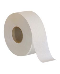 Jumbo Jr. Bathroom Tissue, 2-Ply, White, 3½ x 1000 ft, 2000 sht/rl, 8 rl/cs